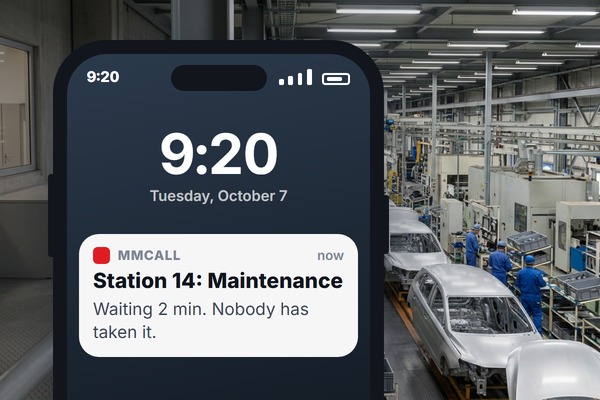 Wireless Andon for Line Stations, Free to Try for 60 Days